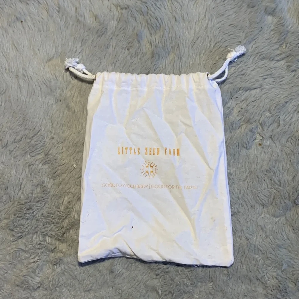 Mini White Draw string bag - Picture 1 of 3